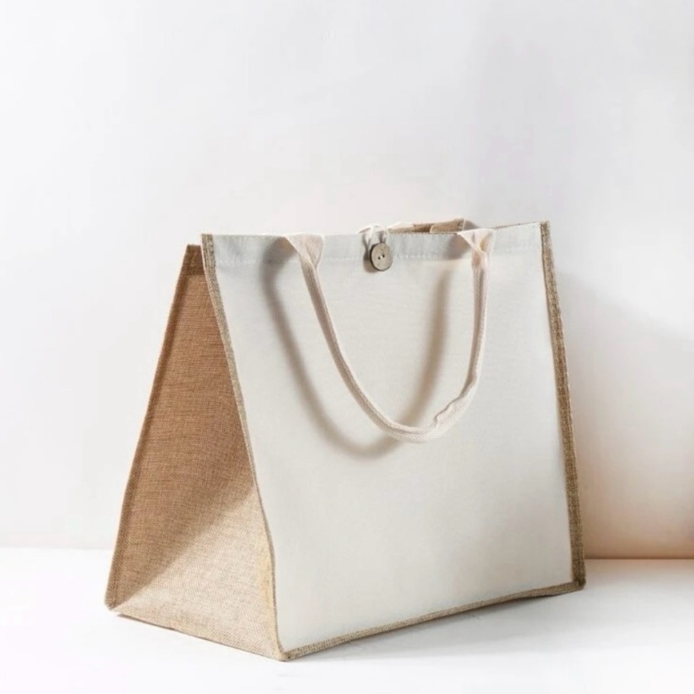 Linen Purse, Tote Bag, Grocery Bag,
